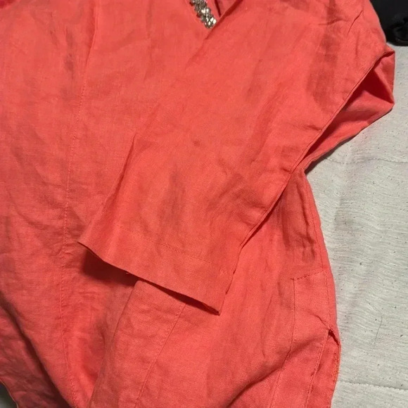 MALVIN linen tunic pink - Picture 6 of 6